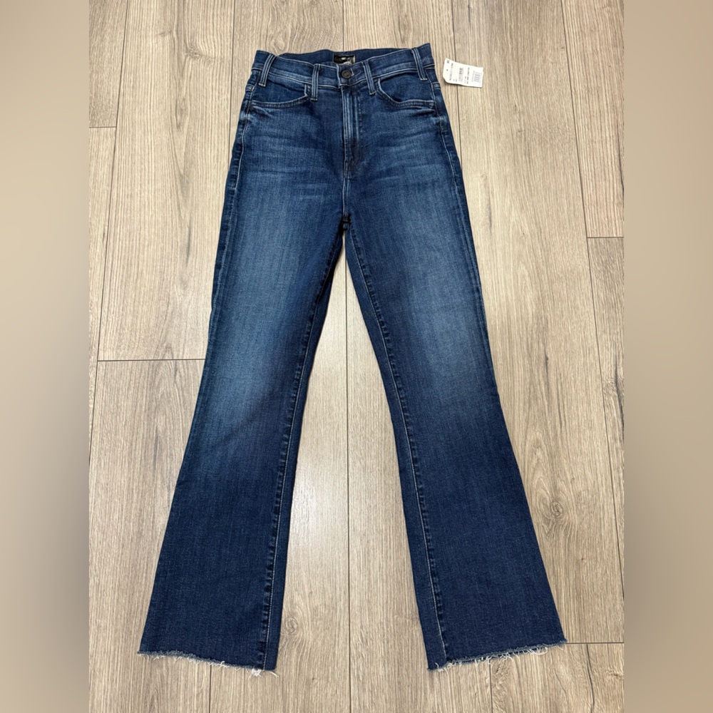 NWT MOTHER The Hustler Ankle Fray -‎ Wash: Mint Condition Sz 24